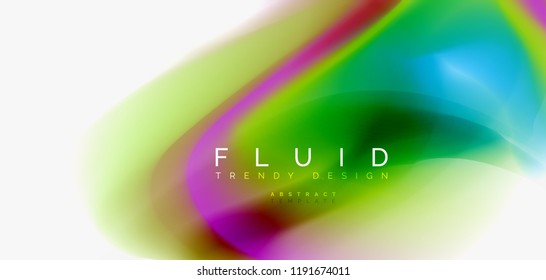 Fundo abstrato da onda fluida fluida, projeto do tecno do vetor