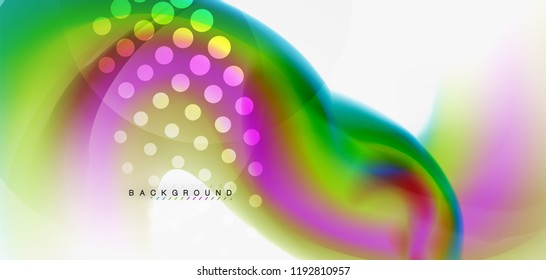 Fondo abstracto de onda fluida, diseño de tecnología vectorial