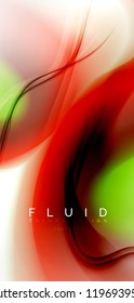 Fundo abstrato da onda fluida fluida, projeto do tecno do vetor