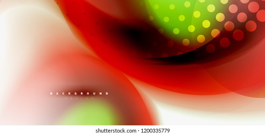 Abstrakter Hintergrund der Fließwelle, Vektorgrafik-Design
