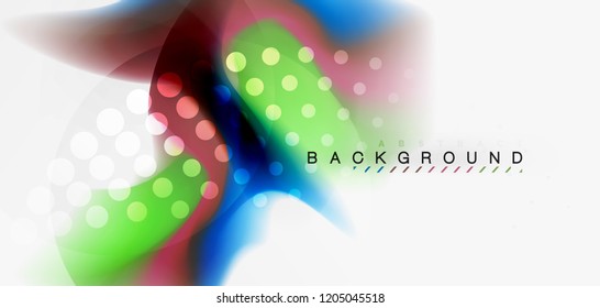 Abstrakter Hintergrund der Fließwelle, Vektorgrafik-Design