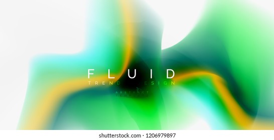 Fundo abstrato da onda fluida fluida, projeto do tecno do vetor