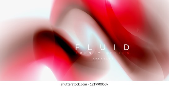 Fondo abstracto de onda fluida, diseño de tecnología vectorial