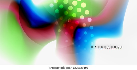 Fondo abstracto de onda fluida, diseño de tecnología vectorial