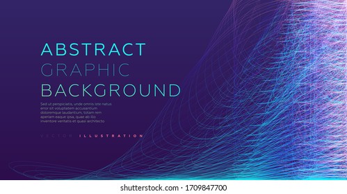 Fluid geometric shape background for abstract concept design. Eps10 vector illustration