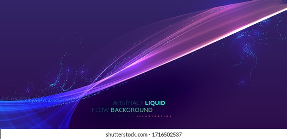 Fluid geometric shape background for abstract concept design. Eps10 vector illustration