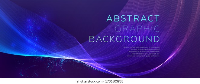 Fluid geometric shape background for abstract concept design. Eps10 vector illustration