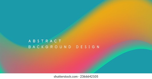 Fluid geometric vector background featuring dynamic liquid shapes, creating captivating abstract visual experience for wallpaper, banner, background, landing page, wall art, invitation, print, poster