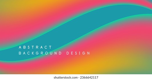 Fluid geometric vector background featuring dynamic liquid shapes, creating captivating abstract visual experience for wallpaper, banner, background, landing page, wall art, invitation, print, poster