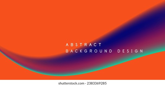 Fluid geometric vector background featuring dynamic liquid shapes, creating captivating abstract visual experience for wallpaper, banner, background, landing page, wall art, invitation, print, poster