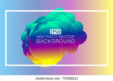 Fluid gradient abstract background, futuristic abstract design
