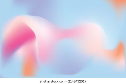 Fluid gradient, abstract colorful background, vector