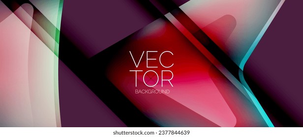 Fluid gradient arrow abstract. Vibrant arrows dance in a dynamic geometric backdrop, exuding captivating energy and movement