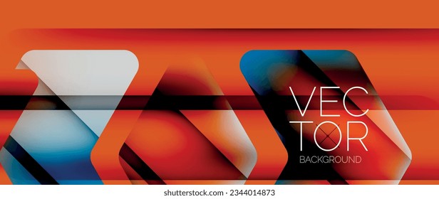 Fluid gradient arrow geometric minimal background. Vibrant, captivating liquid flow design with sleek and dynamic elements