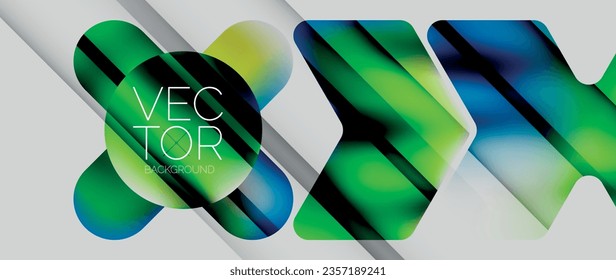 Fluid gradient arrow geometric minimal background. Vibrant, captivating liquid flow design with sleek and dynamic elements