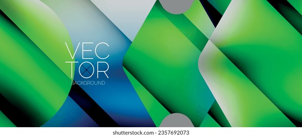 Fluid gradient arrow geometric minimal background. Vibrant, captivating liquid flow design with sleek and dynamic elements