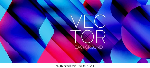 Fluid gradient arrow geometric minimal background. Vibrant, captivating liquid flow design with sleek and dynamic elements