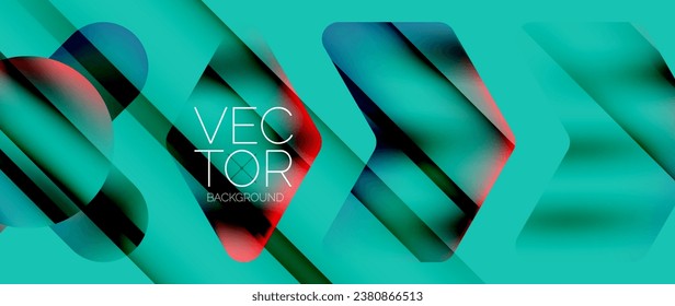 Fluid gradient arrow geometric minimal background. Vibrant, captivating liquid flow design with sleek and dynamic elements