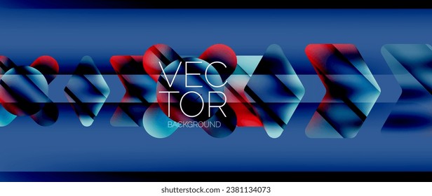 Fluid gradient arrow geometric minimal background. Vibrant, captivating liquid flow design with sleek and dynamic elements
