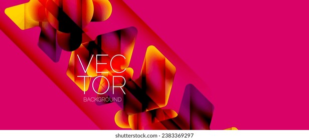 Fluid gradient arrow geometric minimal background. Vibrant, captivating liquid flow design with sleek and dynamic elements