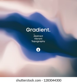 Fluid gradient background design. Futuristic liquid abstract colorful wallpaper. EPS 10