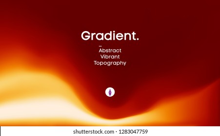 Fluid gradient background design. Futuristic liquid abstract colorful wallpaper. EPS 10