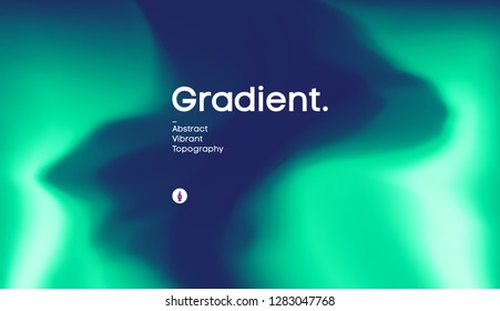 Fluid gradient background design. Futuristic liquid abstract colorful wallpaper. EPS 10