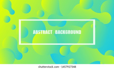 Fluid gradient background design template