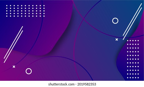 Farbverlauf-Hintergrund mit minimalen geometrischen Formen