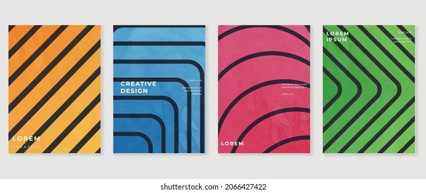 Fondo del gradiente del fluido. Afiches minimalistas, cubierta, artes murales con formas geométricas coloridas y color líquido. Diseño moderno de fondo de pantalla para la presentación, decoración casera.  sitio web y banner.