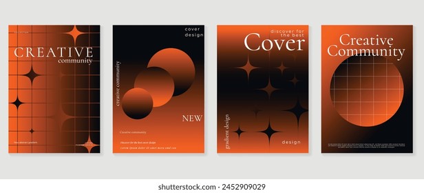 Fluid gradient background vector. Cute and minimalist style posters, Photo frame cover with vibrant colorful geometric shapes and liquid color. Modern wallpaper design for social media, idol poster.