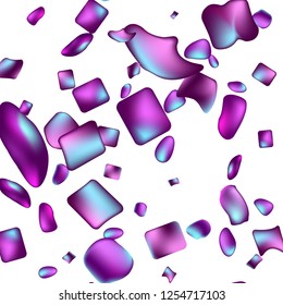 Fluid gradient future design pattern. Vector liquid design background. Graphic abstract shapes