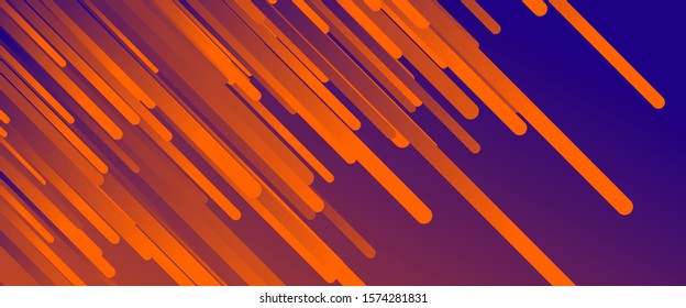Líneas de gradiente fluido, concepto de diseño de lluvia, líneas delgadas, plantilla dinámica. Ilustración vectorial para fondo de escritorio, pancarta, fondo, tarjeta, ilustración del libro, página de inicio
