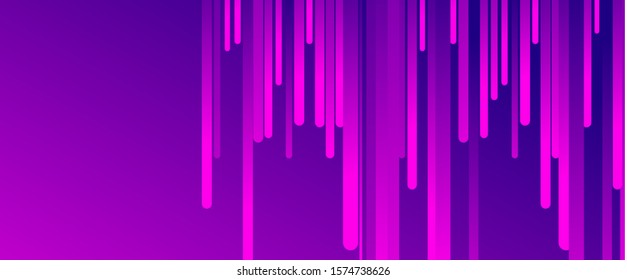 Fluid gradient lines, rain design concept, thin lines, dynamic template. Vector Illustration For Wallpaper, Banner, Background, Card, Book Illustration, landing page