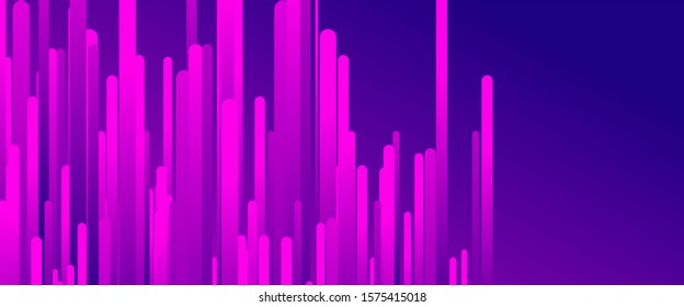 Fluid gradient lines, rain design concept, thin lines, dynamic template. Vector Illustration For Wallpaper, Banner, Background, Card, Book Illustration, landing page