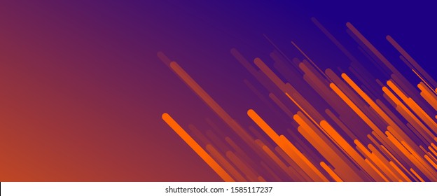 Fluid gradient lines, rain design concept, thin lines, dynamic template. Vector Illustration 