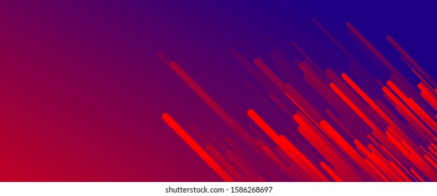 Linhas de gradiente de fluido, conceito de projeto de chuva, linhas finas, modelo dinâmico. Ilustração vetorial para papel de parede, banner, plano de fundo, cartão, ilustração de livro, página inicial