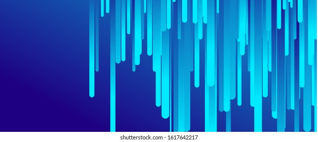 Fluid gradient lines, rain design concept, thin lines, dynamic template. Vector Illustration For Wallpaper, Banner, Background, Card, Book Illustration, landing page