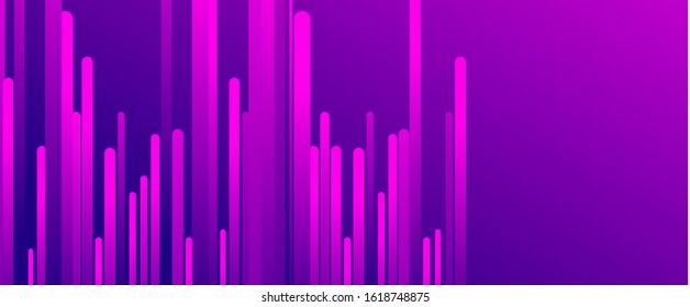 Fluid gradient lines, rain design concept, thin lines, dynamic template. Vector Illustration For Wallpaper, Banner, Background, Card, Book Illustration, landing page