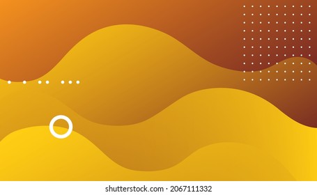  fluid gradient orange background.  Dynamic abstract composition background. Can be used for posters, placards, brochures, banners, web pages, headers, covers and more. EPS 10