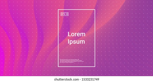Fluid Gradient Poster. Modern Geometrical Layout. Wavy Liquid Magenta, Orange. Multicolor, Dynamic Layout. Minimal Dynamic Web Applications. Mobile Illustration Flyer. Vector Template Design.
