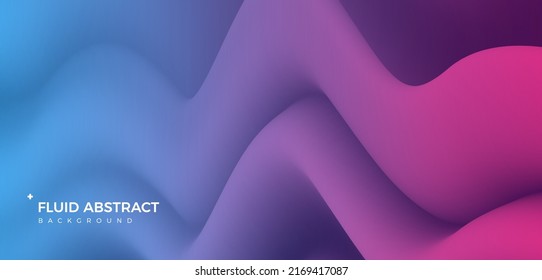Fluid gradient stylish corrugated motion high-grade red blue mixed abstract background