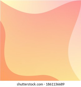 Fluid gradient warm colors vector pattern, wavy abstract background design. Modern trendy orange, pink and yellow color mesh vector, liquid dynamic graphic web design decorative wallpaper