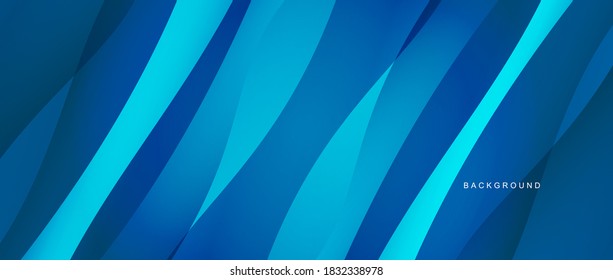 Fluid gradient waves with shadow lines and glowing light effect, modern flowing motion abstract background for cover, placards, poster, banner or flyer