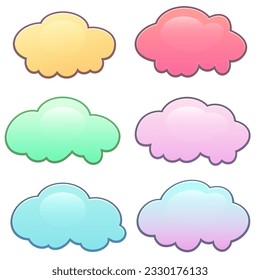 Fluid graphic shape element design vector background or liquid gradient abstract geometric modern splash halftone wavy set for text copy space, idea of curvy backdrop for flyer or brochure