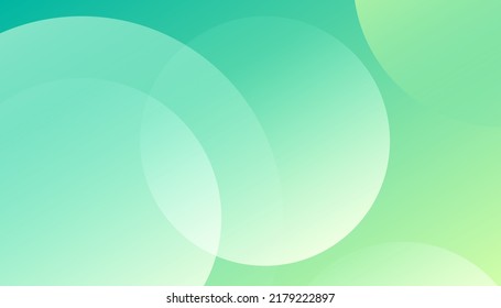 Fluid green gradient shapes composition. Dynamic circle abstract. Creative illustration for poster, web, landing, page, cover, ad, greeting, card, promotion