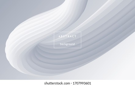 Fluid grey abstract background. Liquid gradient shapes design. Vector eps10.
