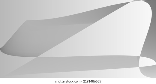 Fluid Gray Digital Aluminium Gradient Mesh. Technologie Silver Dynamic Metallic Illustration. Graue glatte, futuristische, monochromatische Horizontale Linien. Minimale Ebenen formen modernen Bürohintergrund.