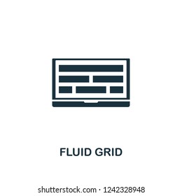 Fluid Grid icon. Premium style design from design ui and ux collection. Pixel perfect fluid grid icon for web design, apps, software, printing usage.