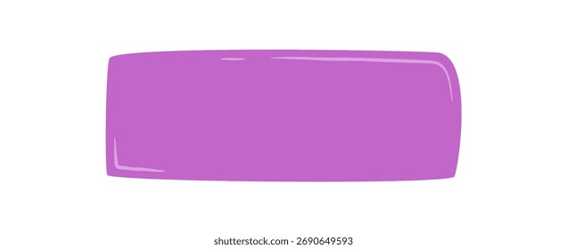 Forma de citação retangular desenhada à mão fluida em forma abstrata. Caixa de texto colorida como mensagem de fala com aparência blob moderna, fundo gráfico para texto ou quadro de conversa criativo.